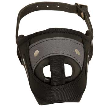 Protection Training Dog Muzzle Made of Nylon and Leather [M15##1144 ...